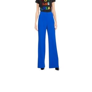 Alice + Olivia “Bo” Pull-Up Pant – Cobalt - Size Small